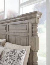 Load image into Gallery viewer, Harrastone King Panel Bed with Mirrored Dresser, Chest and 2 Nightstands
