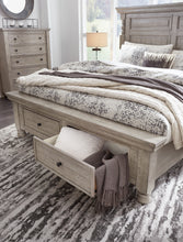 Load image into Gallery viewer, Harrastone King Panel Bed with Mirrored Dresser, Chest and 2 Nightstands
