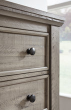 Load image into Gallery viewer, Harrastone Queen Panel Bed with Mirrored Dresser, Chest and Nightstand
