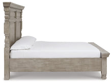 Load image into Gallery viewer, Harrastone Queen Panel Bed with Mirrored Dresser
